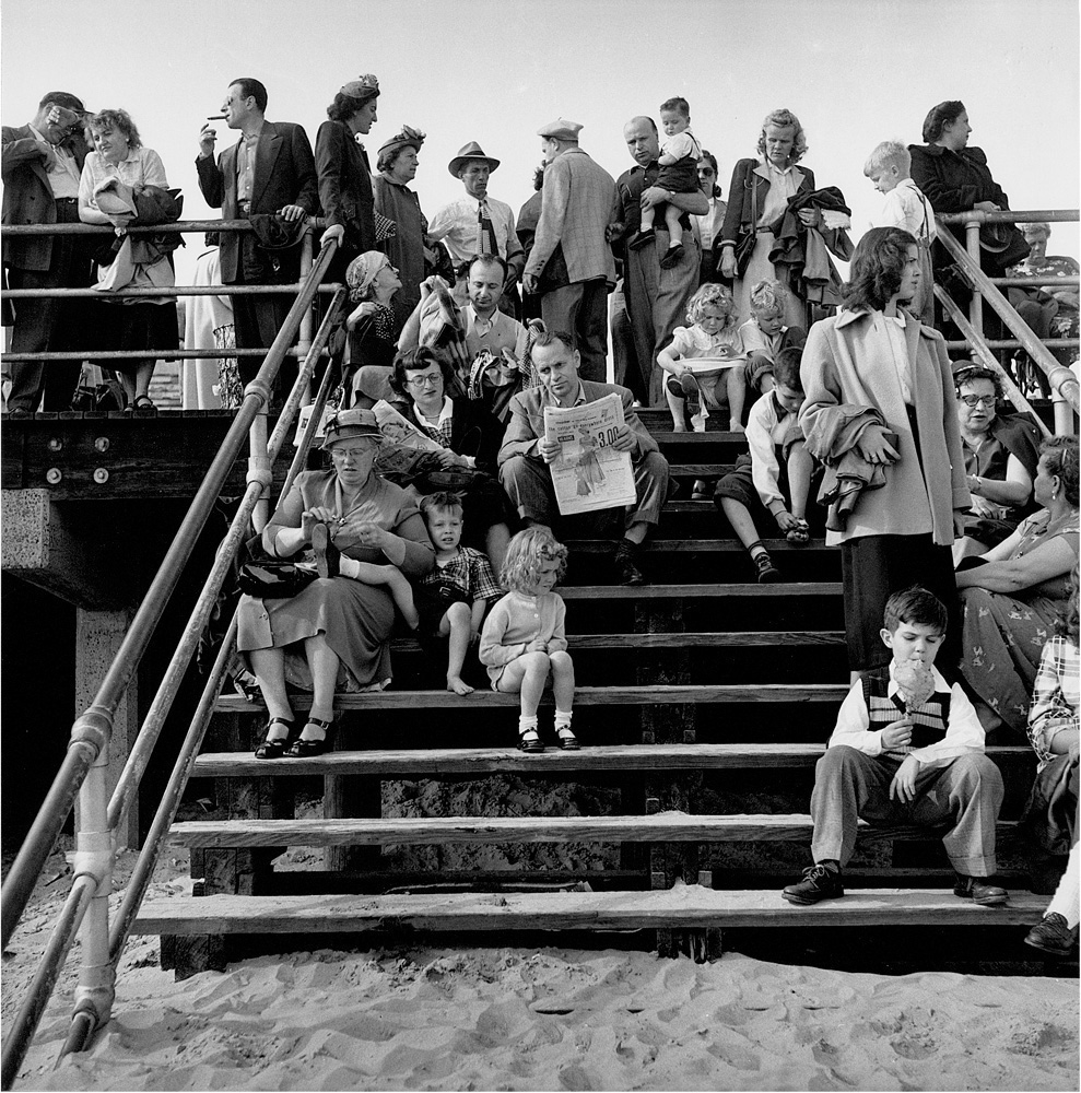 Boardwalk Stairs, 1950