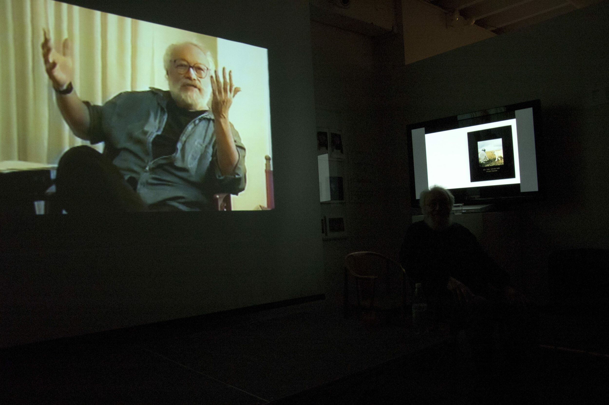 The evening began with a five minute video from my teaching tapes