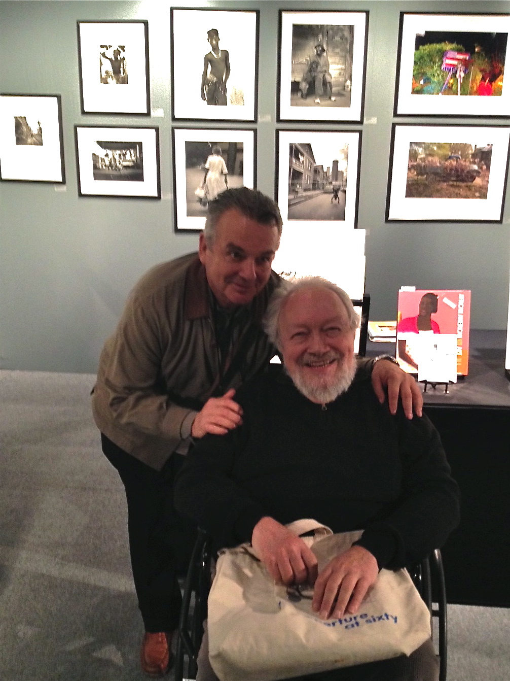 Here I am with Burt Finger from Photos Do Not Bend