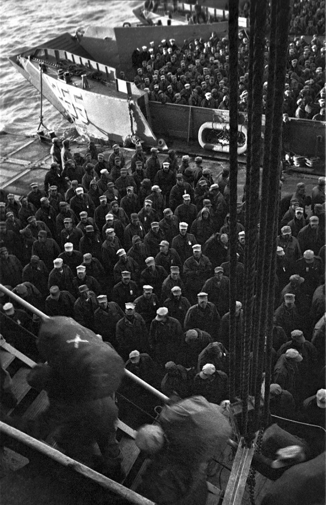 Draftees Boarding Ships Bound for Korea, 1952