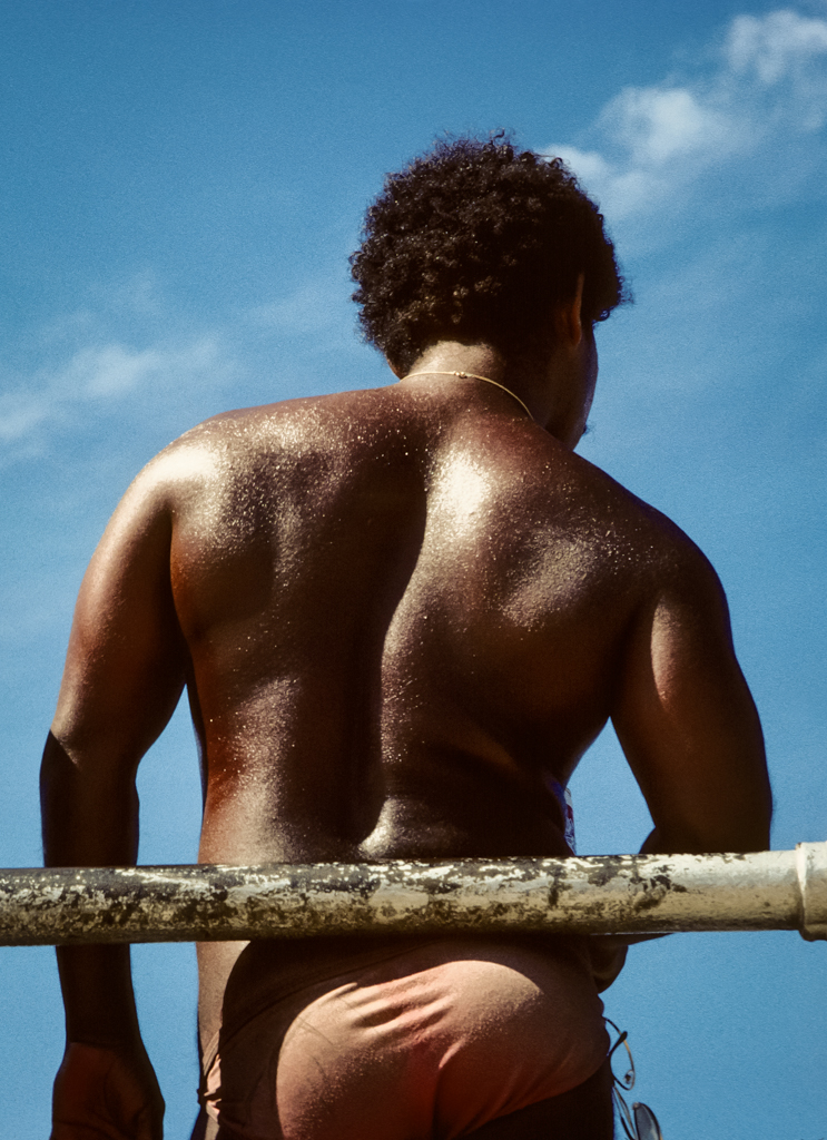Bronze back, Coney Island, 1980