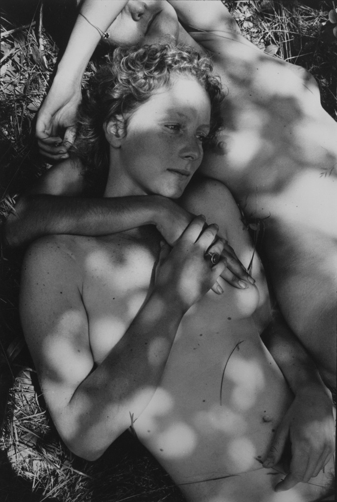 Two women dappled shade, 1970