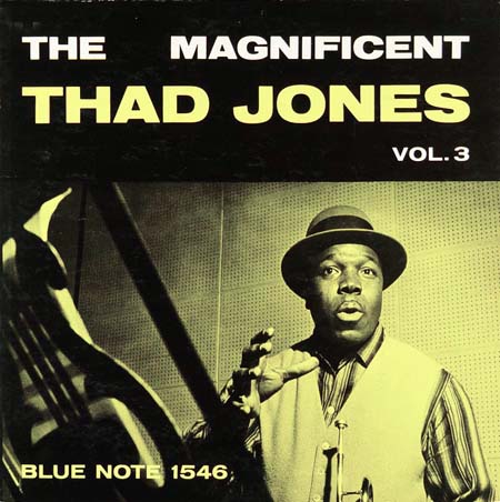 The Magnificent Thad Jones, photos © Francis Wolff,  design © Harold Feinstein, 1956