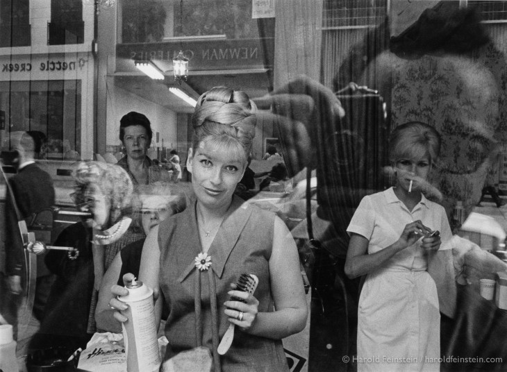 Beauty Parlor window, Philadelphia, 1964