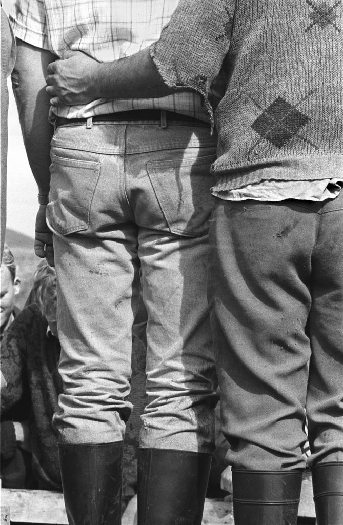 Men in Irish countryside, 1988
