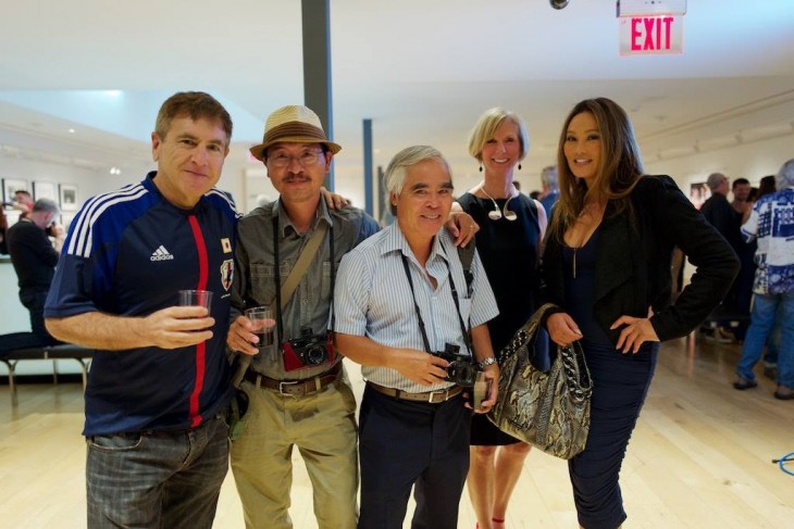 Mark, Photojournalist Ringo Chiu, Pulitzer Prize winner Nick Ut, Harold Feinstein's sister-in-law, Ruth, and Actress/Producer Tia Carrere © Phillip at Leica