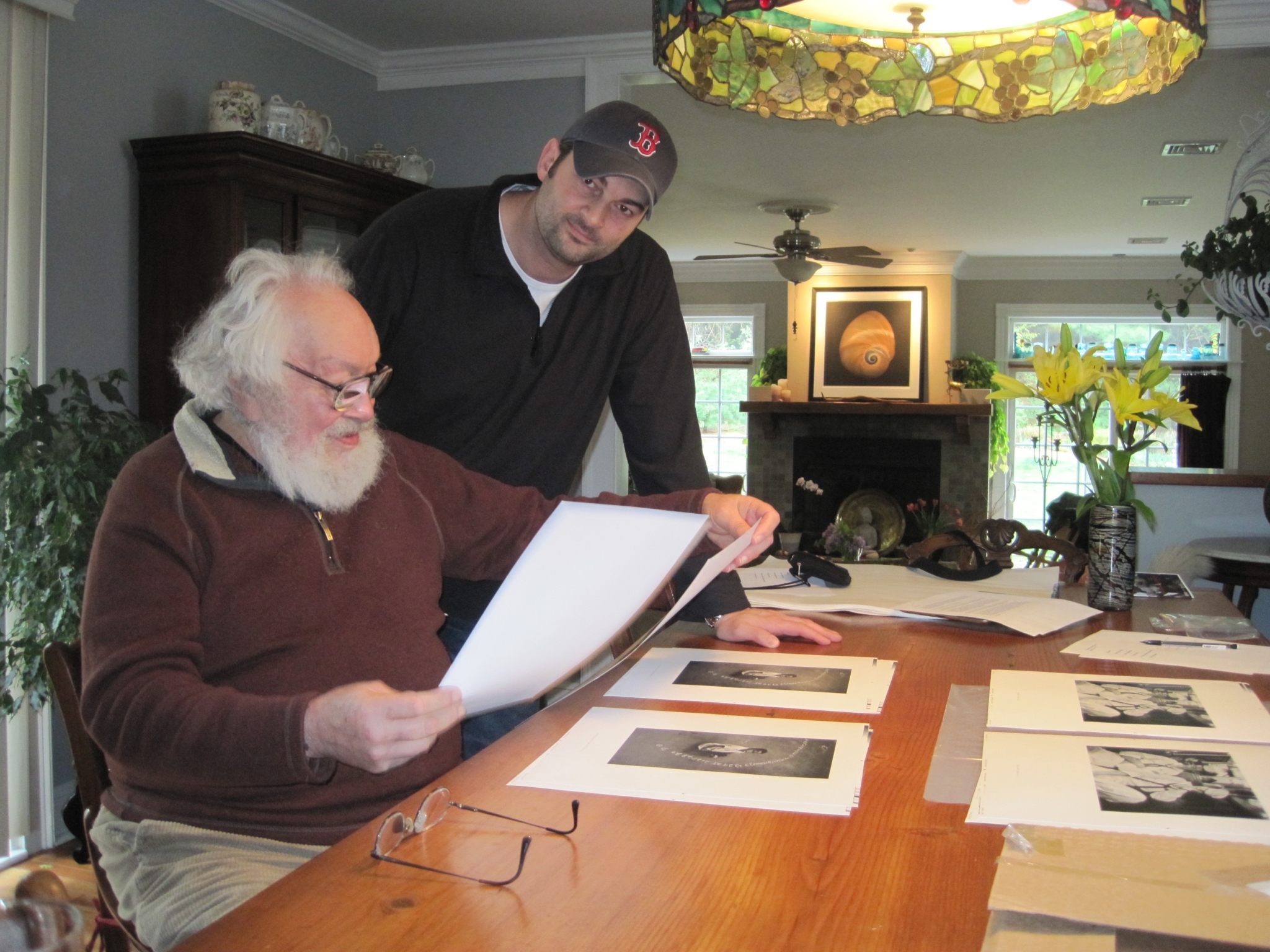 Harold commenting on photos from his Retrospective book with Jason Landry in May, 2012.