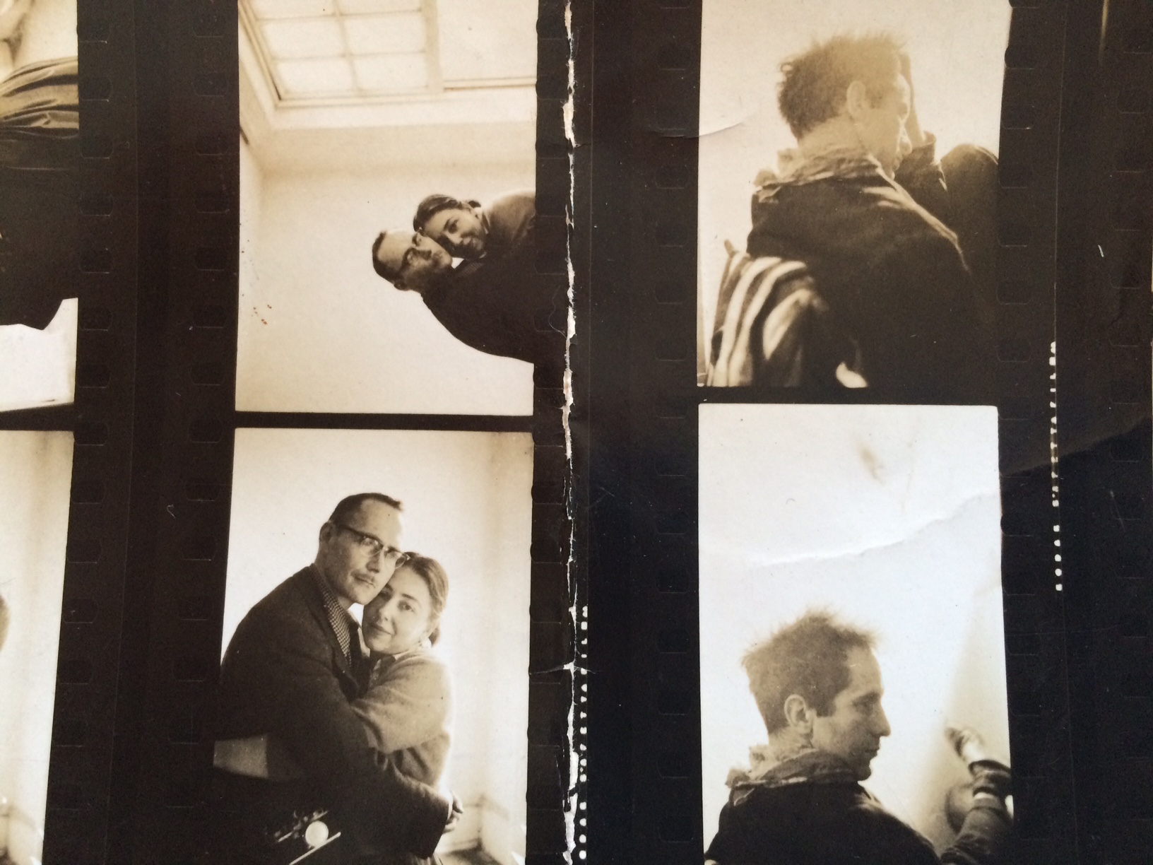 An old contact sheet from the Jazz Loft Days with W. Eugene Smith and Robert Frank.  Awaiting scanning!