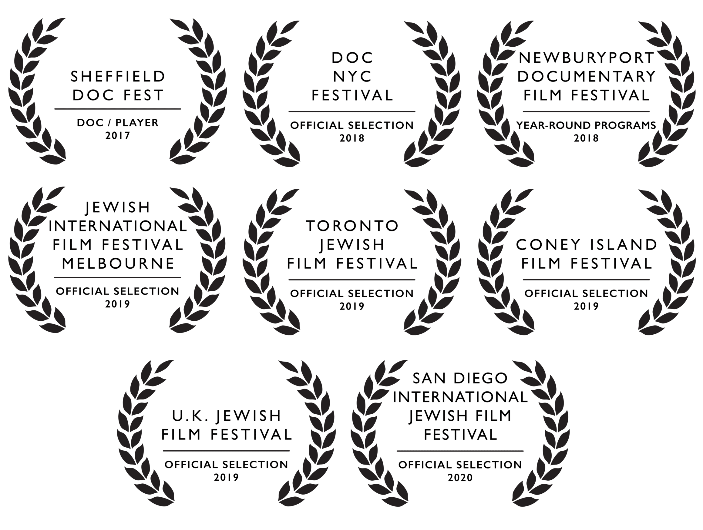 Eight film festival laurels